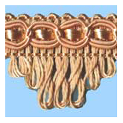 26438 Sullivans 30mm Rayon Looped Braid - Peach - 20m