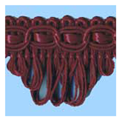 26441 Sullivans 30mm Rayon Looped Braid - Burgundy - 20m