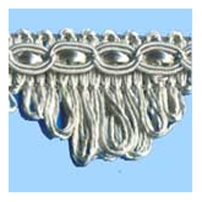 26442 Sullivans 30mm Rayon Looped Braid - Silver Grey - 20m