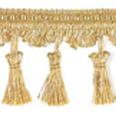 26480 Sullivans 68mm Rayon Tassel Braid - Bridal White - 20m