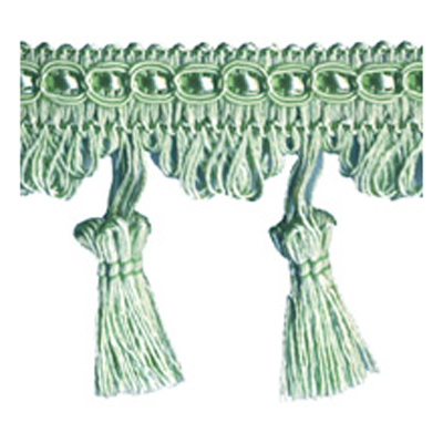 26495 Sullivans 68mm Rayon Tassel Braid - Mint - 20m