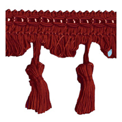 26499 Sullivans 68mm Rayon Tassel Braid - Wine - 20m