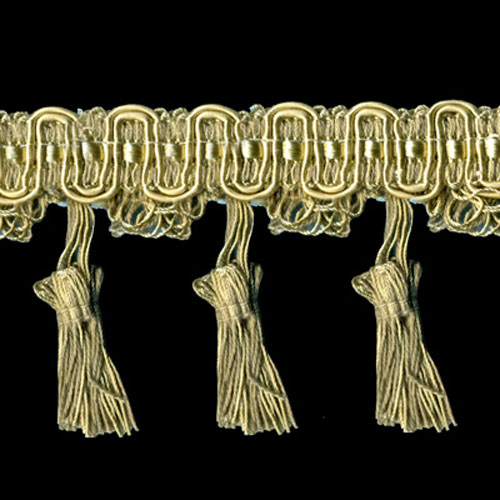 26531 Sullivans 75mm Rayon Tassel Braid - Beige 