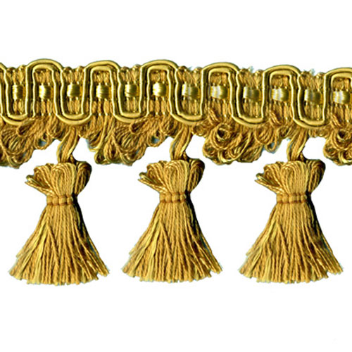 26532 Sullivans 75mm Rayon Tassel Braid - Ginger 