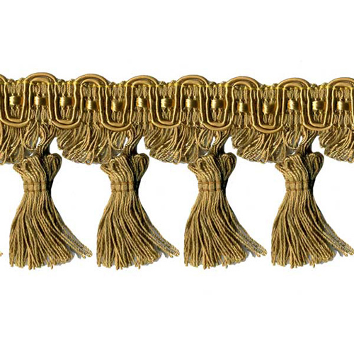 26548 Sullivans 75mm Rayon Tassel Braid - Sandlewood 