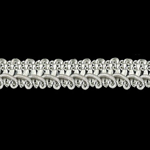 26617 Sullivans 8mm Fancy Trim Braid - Silver 