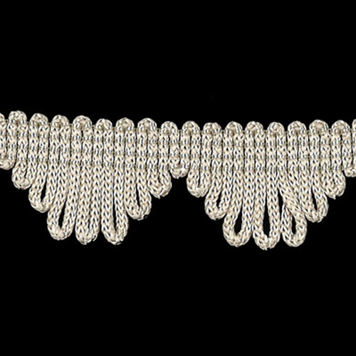 26660 Sullivans 25mm Rayon Looped Fringe Braid - Light Beige 