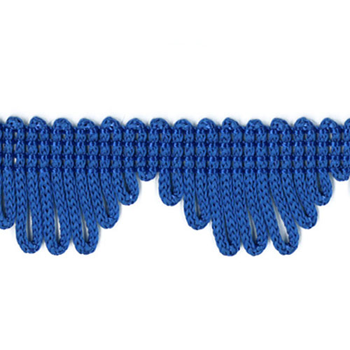 26663 Sullivans 25mm Rayon Looped Fringe Braid - Royal 