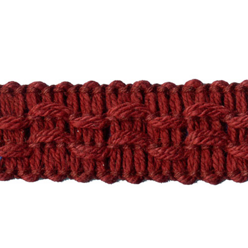 26721 Sullivans 15mm Cotton Insertion Braid - Burgundy
