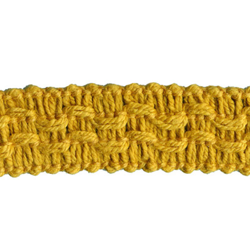 26722 Sullivans 15mm Cotton Insertion Braid - Old Gold 