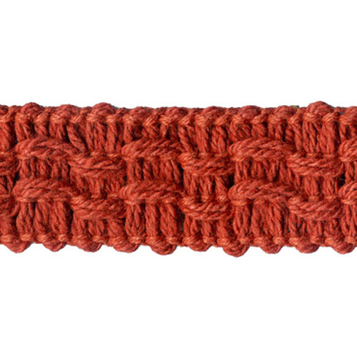 26732 Sullivans 15mm Cotton Insertion Braid - Terracotta 