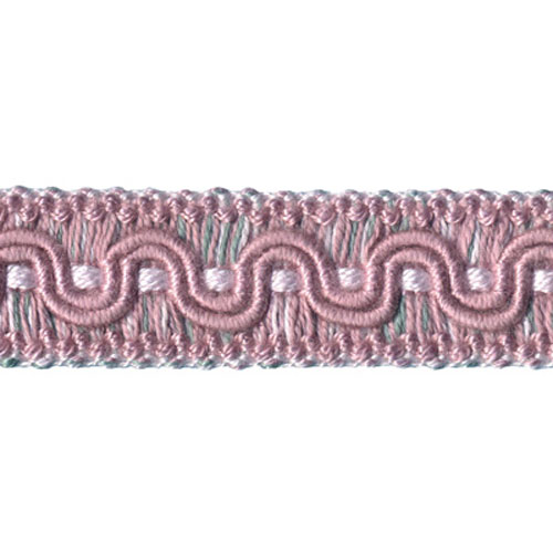 26745 Sullivans 25mm Cotton Braid - Light Pink/pink/striped Grey 