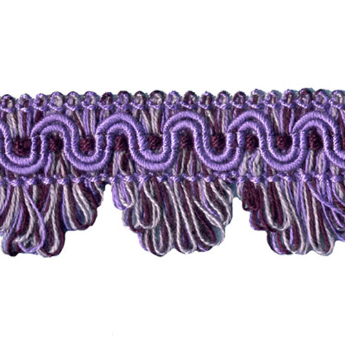 26775 Sullivans 35mm Cotton Fan Braid - Purple/lilac/striped Grey/lilac & Purple 