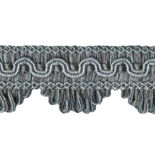 26778 Sullivans 35mm Cotton Fan Braid - Silver/dark Grey/striped Silver & Dark Grey 