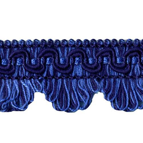 26783 Sullivans 35mm Cotton Fan Braid - Blue/navy/striped Royal 