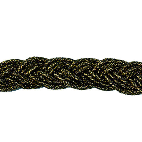 26901 Sullivans 12mm Metallic Plait Braid - Copper 