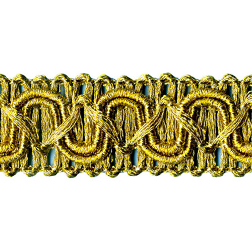 26904 Sullivans 19mm Metallic Braid - Light Gold 