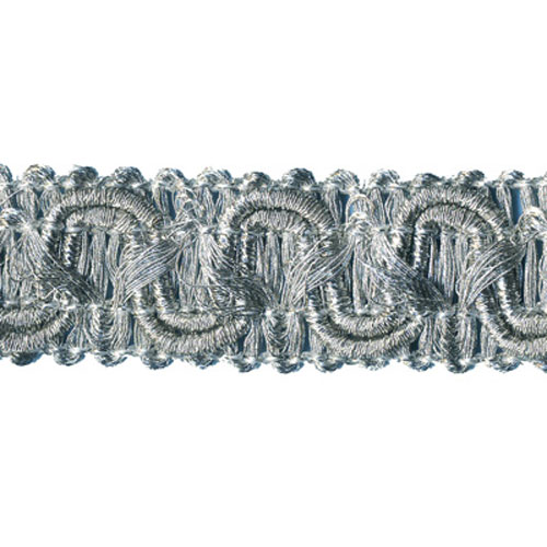 26909 Sullivans 19mm Metallic Braid - Silver 