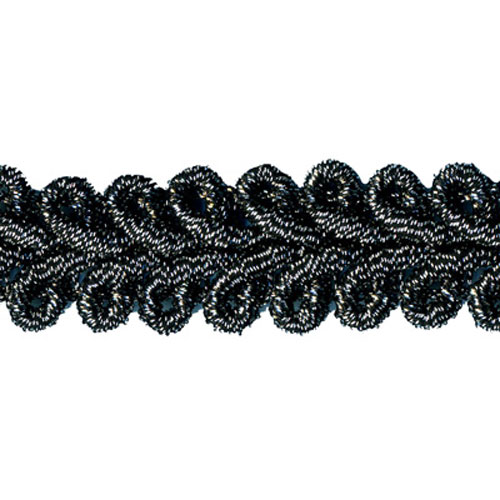 26920 Sullivans 14mm Metallic Gimp Braid - Gunmetal 