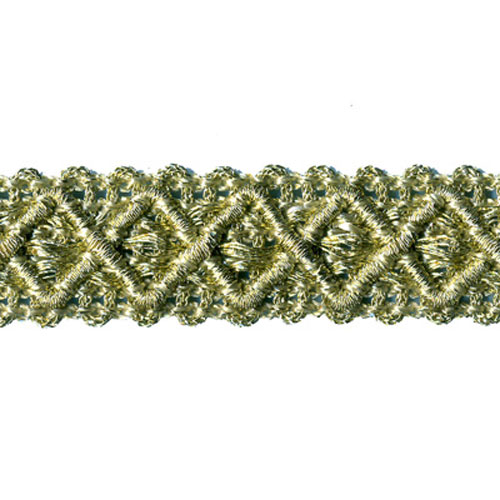 26924 Sullivans 14mm Metallic Braid - White Gold 