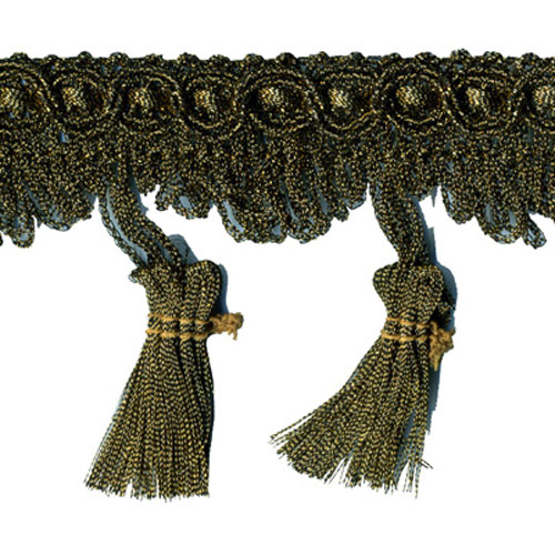 26937 Sullivans 65mm Metallic Tassel Braid - Copper 