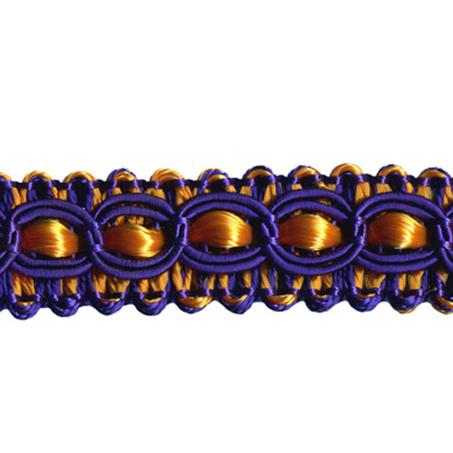 26948 Sullivans 15mm Rayon Braid - Orange/purple 