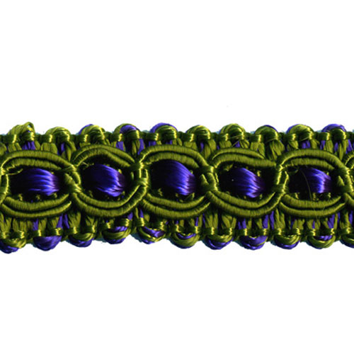 26949 Sullivans 15mm Rayon Braid - Olive/purple 
