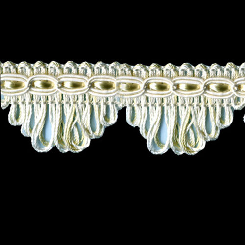 26988 Sullivans 30mm Rayon Looped Fringe Braid - Cream 
