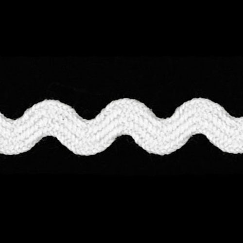 27051 Braid Ric Rac 10mm White