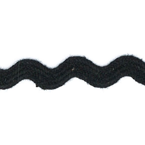 27055 Braid Ric Rac 10mm Black