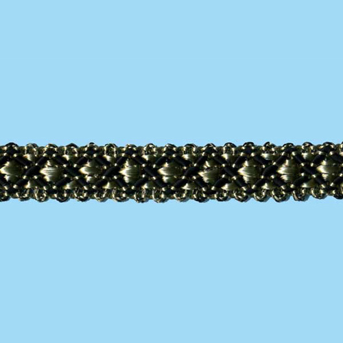 27091 Braid 15mm Black Beige