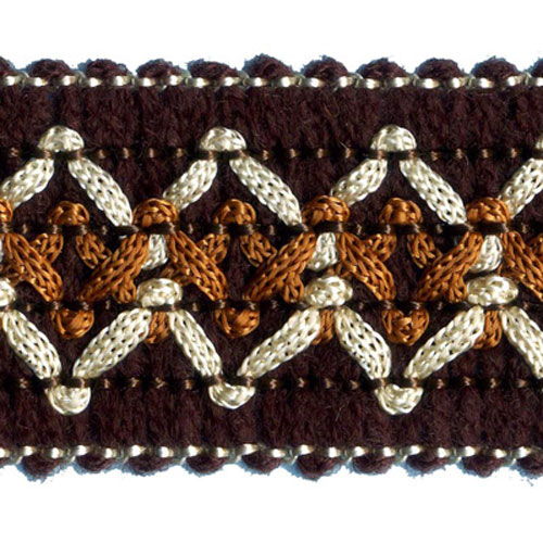 27099 Braid Uggboot 25mm Chocolate