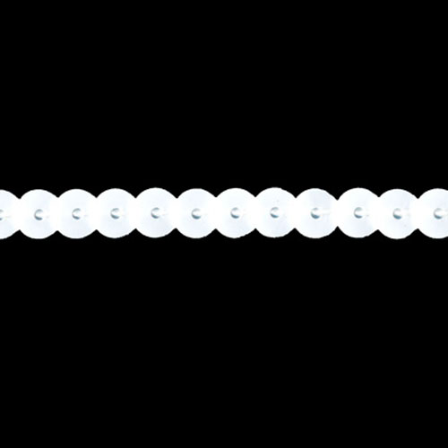 27145 Trim Sequin White