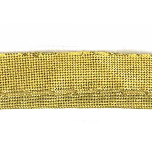 27329 Piping Satin Edge 10mm Gold Metallic