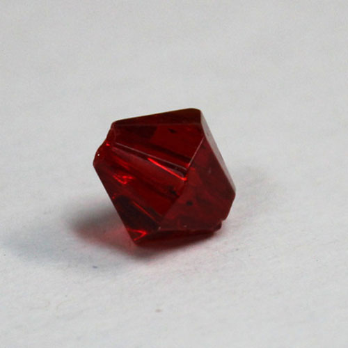 28045 Bead Bicone Glass 10mm Red