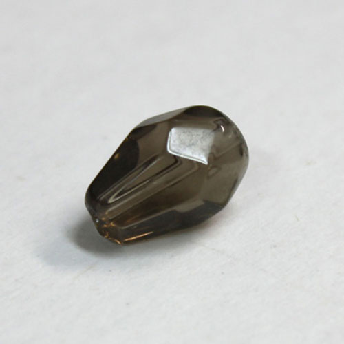 28165 Bead Teardrop 5x7mm Smoke