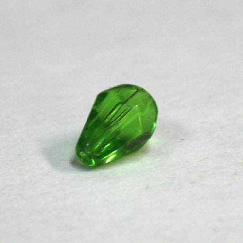 28173 Bead Teardrop 6x8mm Dark Green