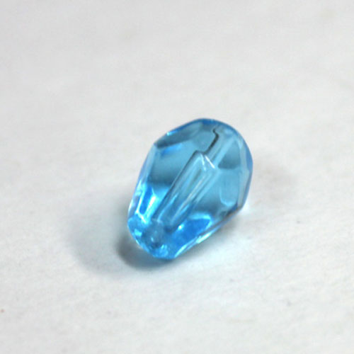 28174 Bead Teardrop 6x8mm Light Blue