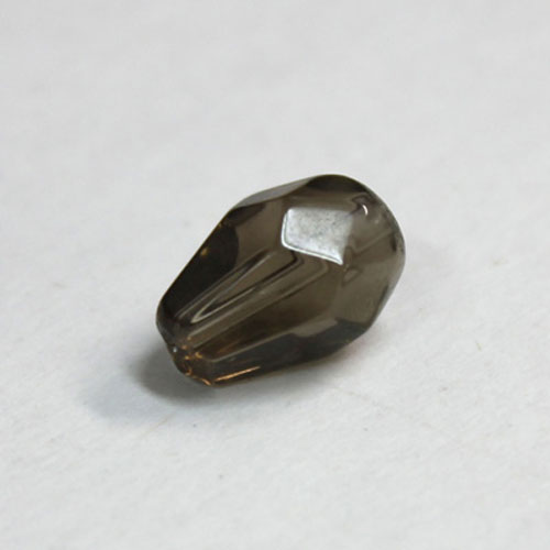 28179 Bead Teardrop 6x8mm Smoke