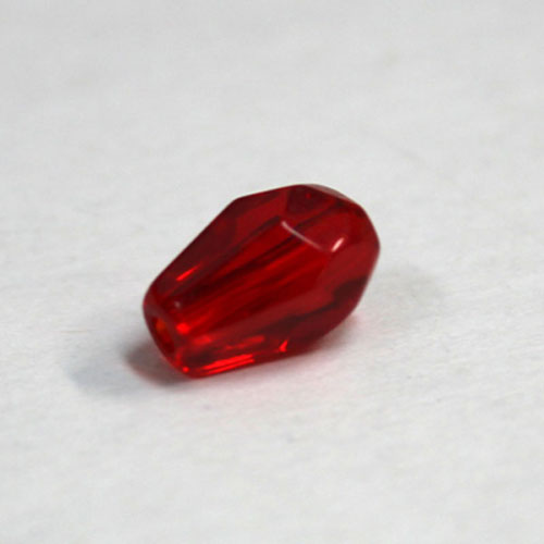 28185 Bead Teardrop 7x10mm Red