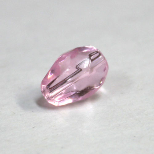 28198 Bead Teardrop 8x11mm Pink