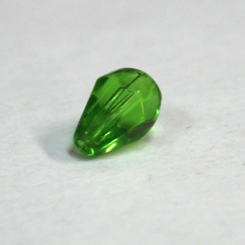 28201 Bead Teardrop 8x11mm Dark Green