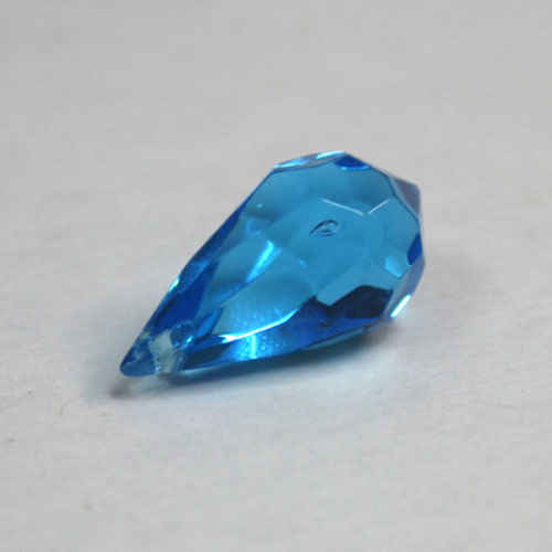 28216 Bead Teardrop 10x7mm Light Blue