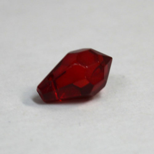 28241 Bead Teardrop 15x9mm Red