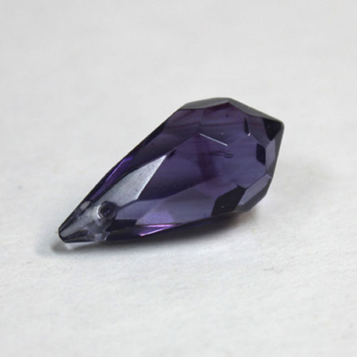 28261 Bead Teardrop 20x10mm Purple