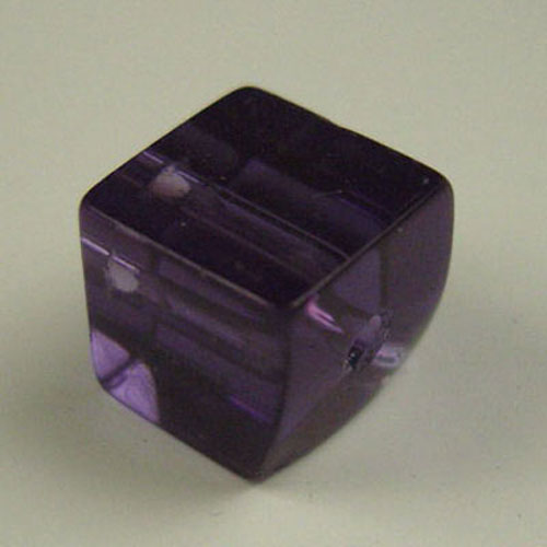 28289 Bead Cube 6mm Purple