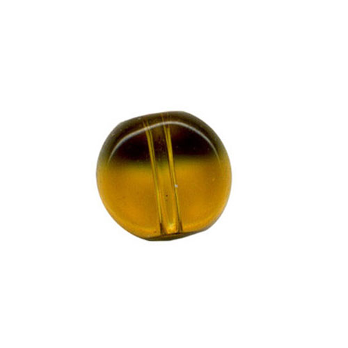 28334 Bead Round Flat 4mm Gold