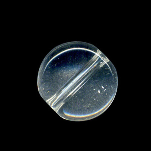 28351 Bead Round Flat 8mm Clear
