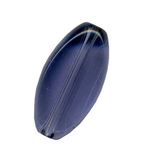 28387 Bead Oval Flat 9x6mm Purple