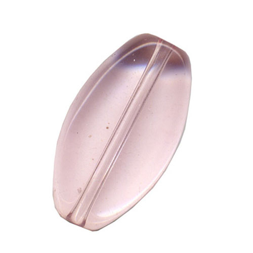 28422 Bead Oval Flat 19x10mm Pink